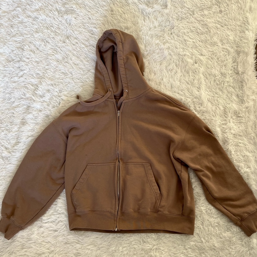 BASIC ZIP UP HOODIE-MNML
